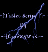Tablet Script
