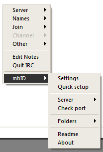 mbID (mIRC based IRC Daemon)